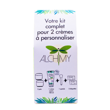 Kit complet pour 2 crèmes à personnaliser